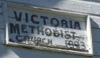 Victoria church sign